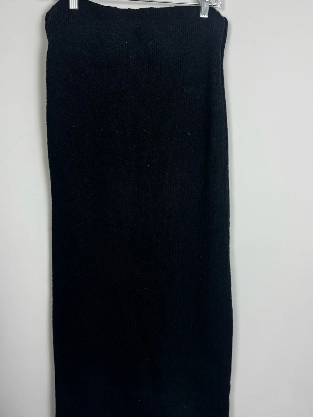 FREE PEOPLE | FP BEACH Black Ribbed Knit Maxi Skirt Women's Size Medium